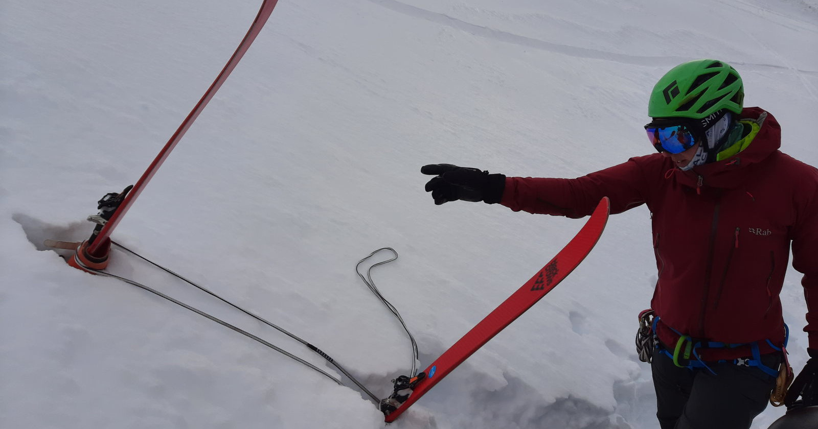Marek Kuziel - CMC Intro to Ski Mountaneering Course - Day 2 - Anchor training