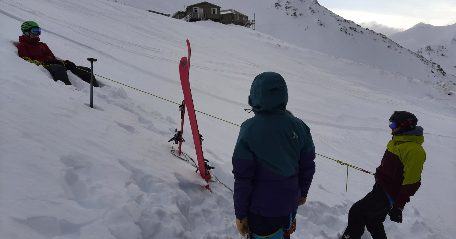 Marek Kuziel - CMC Intro to Ski Mountaneering Course - Day 2 - Anchor training and practice