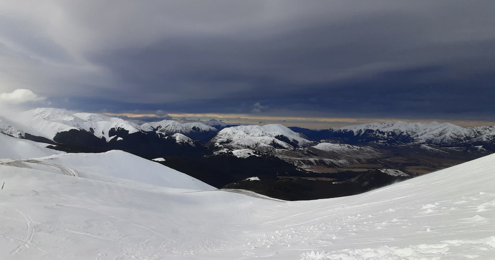 Marek Kuziel - CMC Intro to Ski Mountaneering Course - Day 2 - View from Mt Cheeseman ski field