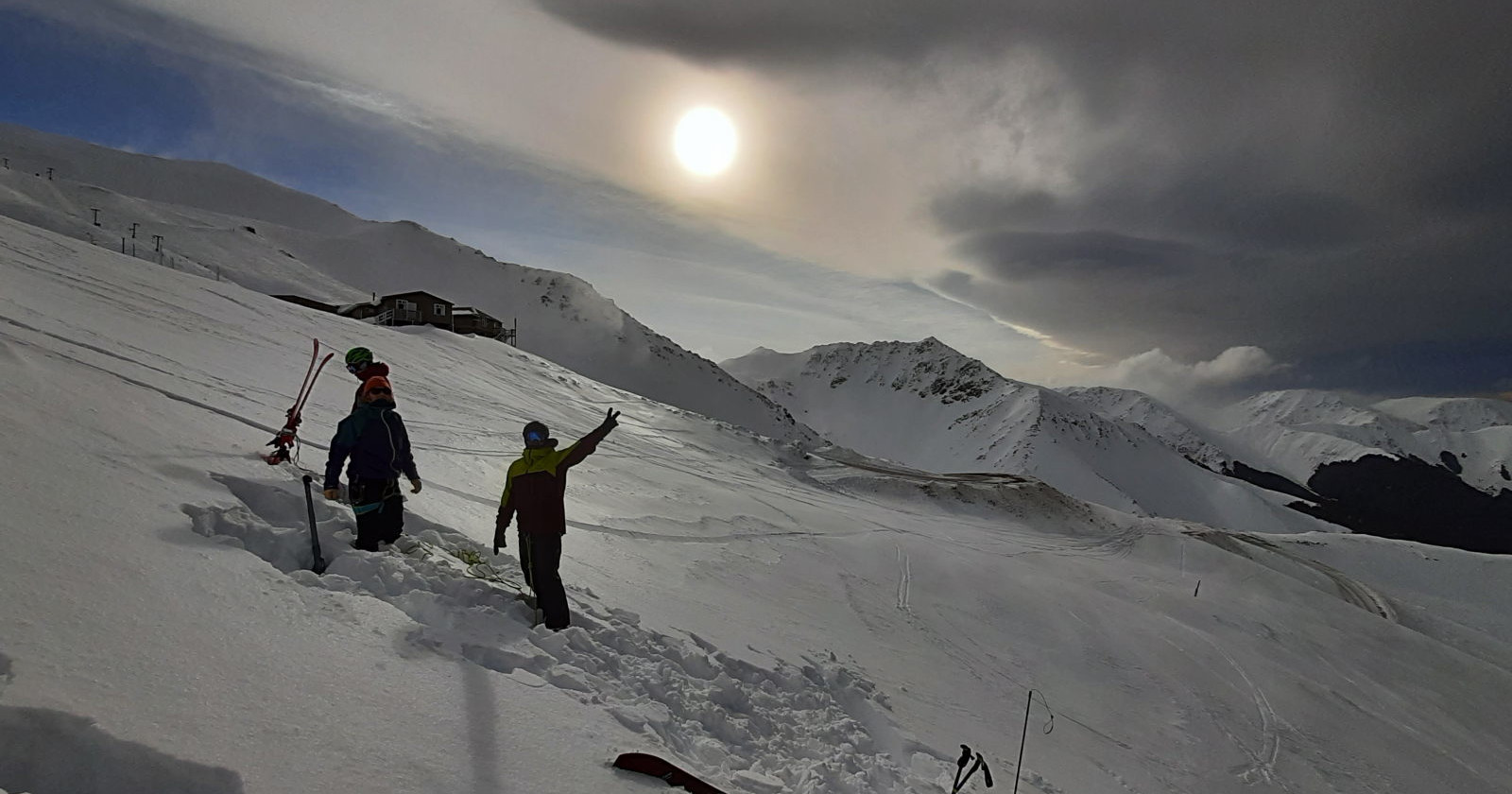 Marek Kuziel - CMC Intro to Ski Mountaneering Course - Day 2 - Mt Cheeseman training and practice